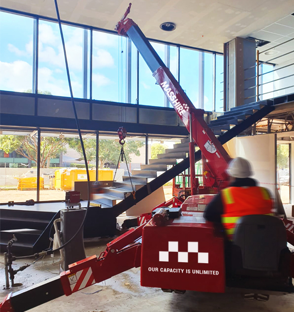 mini crawler crane hire 1